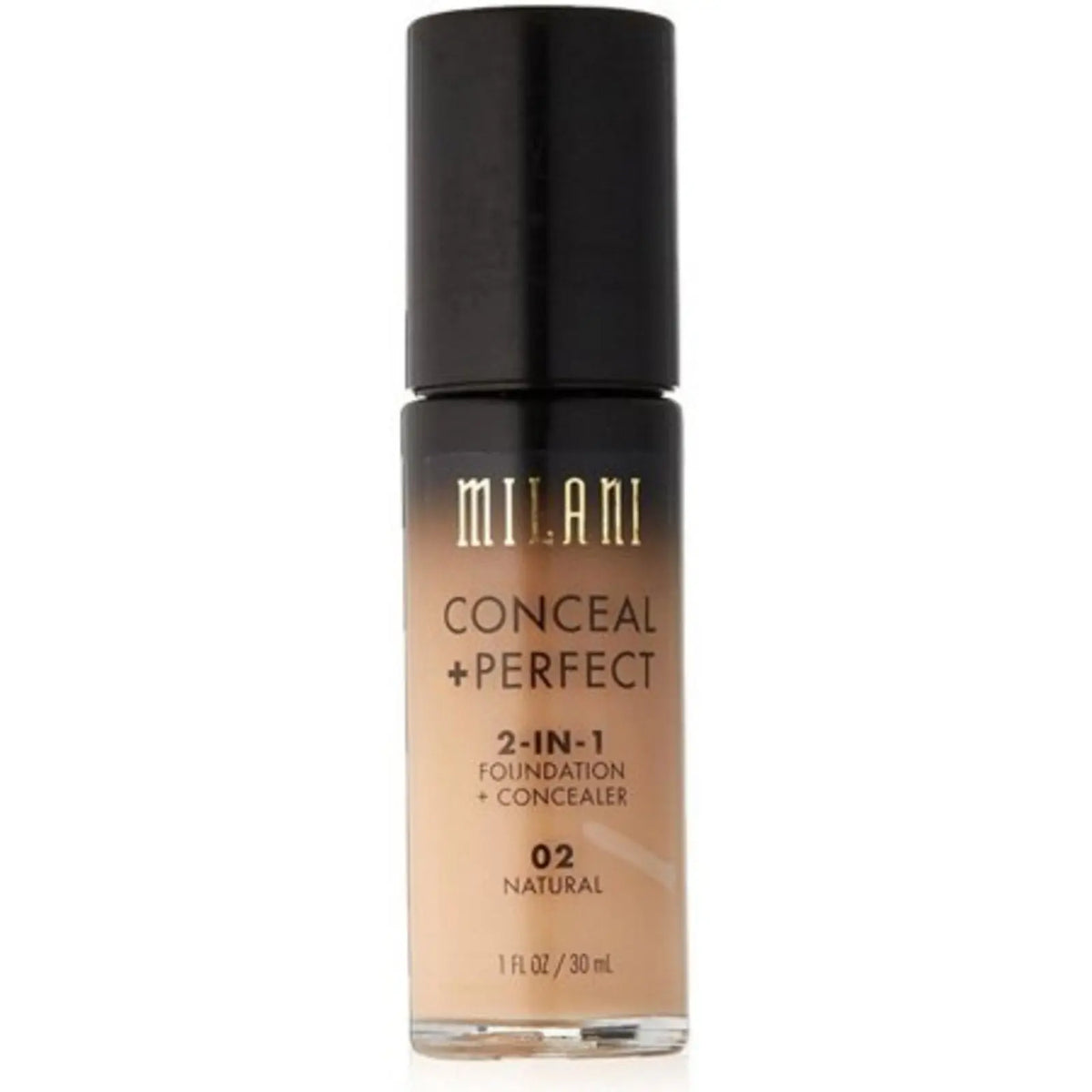 Milani Conceal + Perfect fond de ten si corector 2 in 1 02 Natural, 30 ml Milani