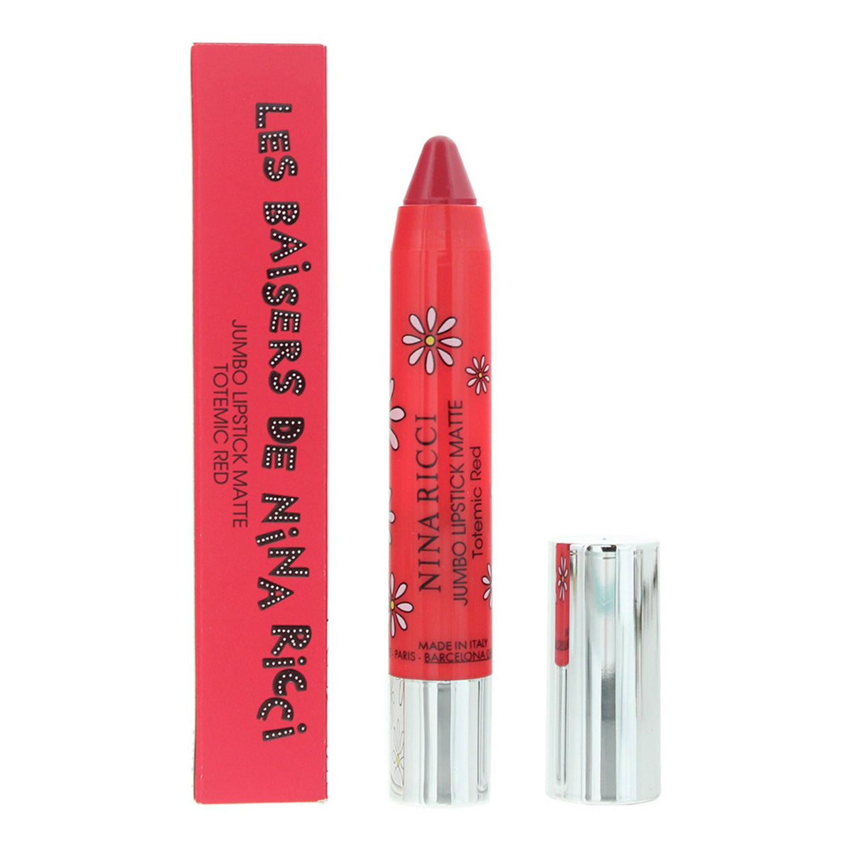 Nina Ricci Jumbo Lipstick Matte ruj mat jumbo Totemic Red, 2.5 g