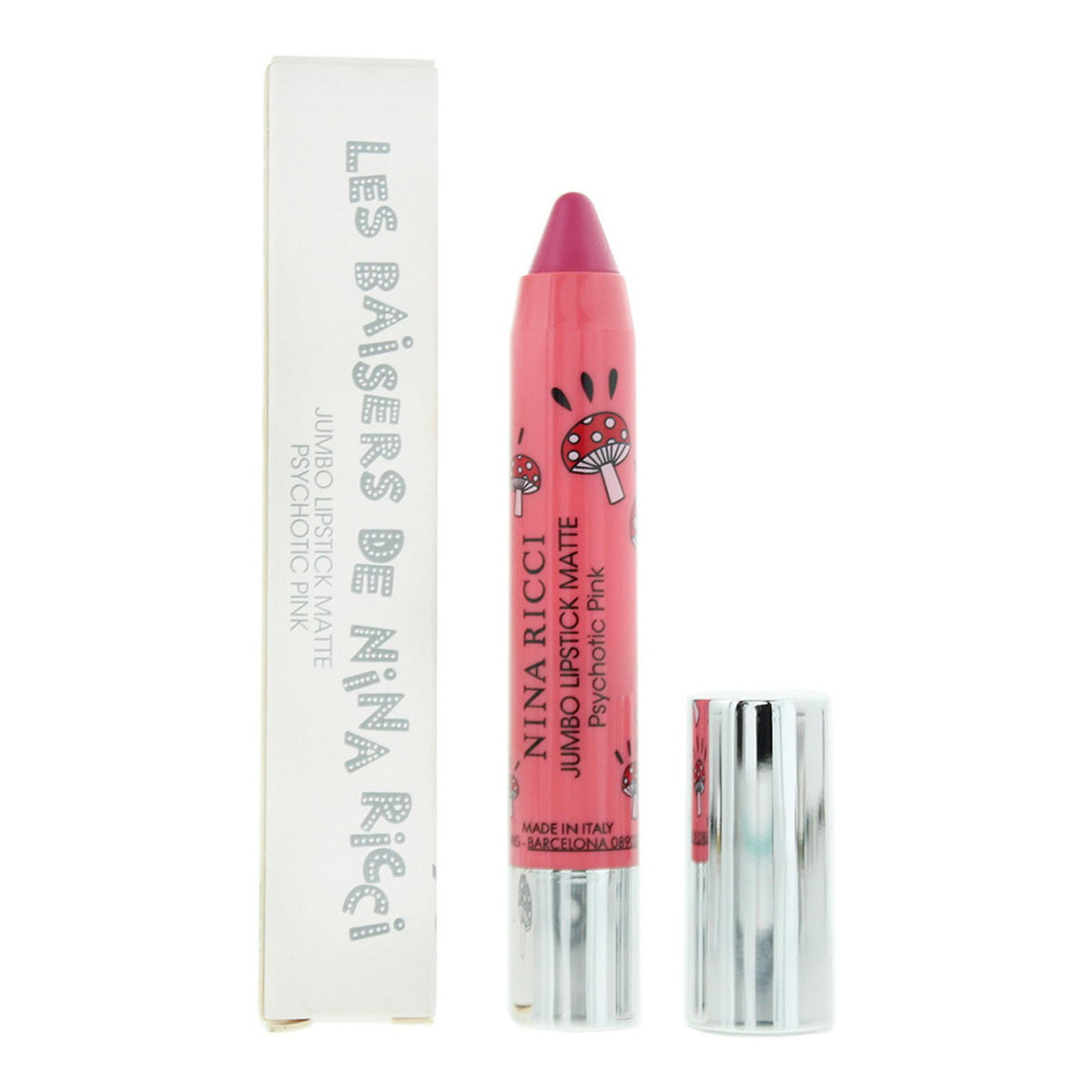 Nina Ricci Jumbo Lipstick Matte ruj mat jumbo Psychotic Pink, 2.5 g