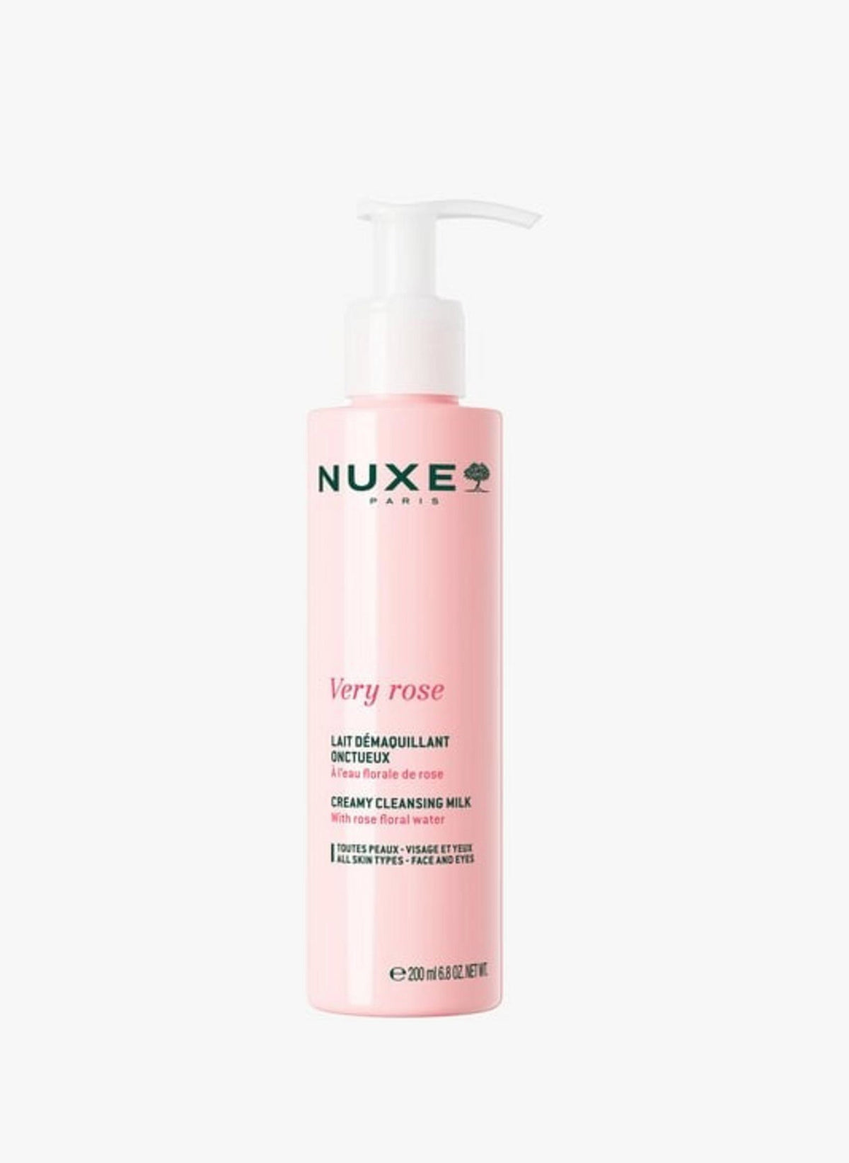 Nuxe Very Rose lapte demachiant fata si ochi, 200 ml