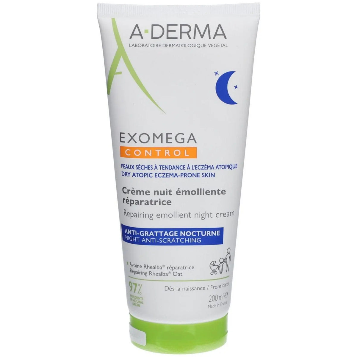 A-Derma Exomega Control Crema emolienta, 200 ml A-Derma