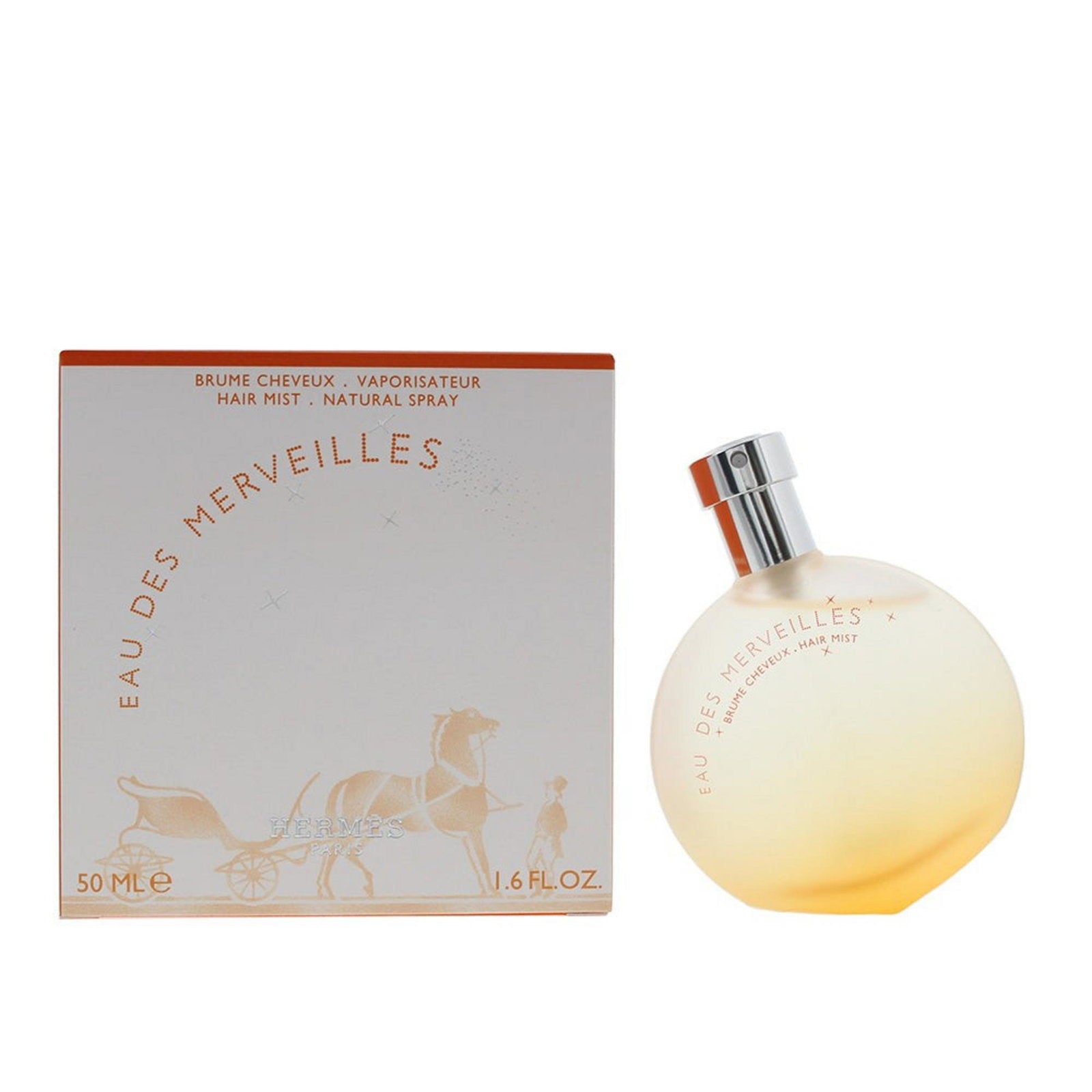Hermes, Eau des Merveilles, Ceață parfumată pentru păr, Pentru femei, 50 ml