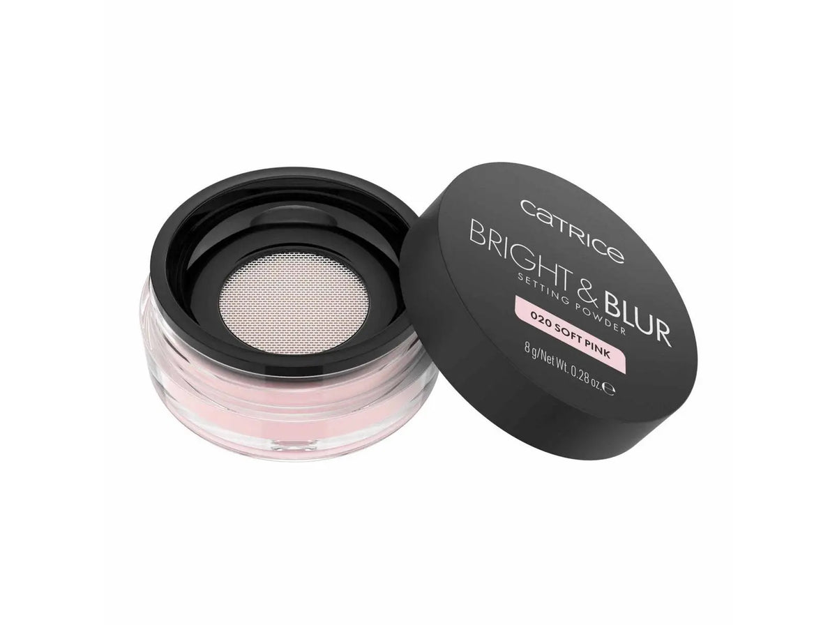 Catrice Bright & Blur pudra pulbere de fixare mata 020 Soft Pink, 8 g Catrice