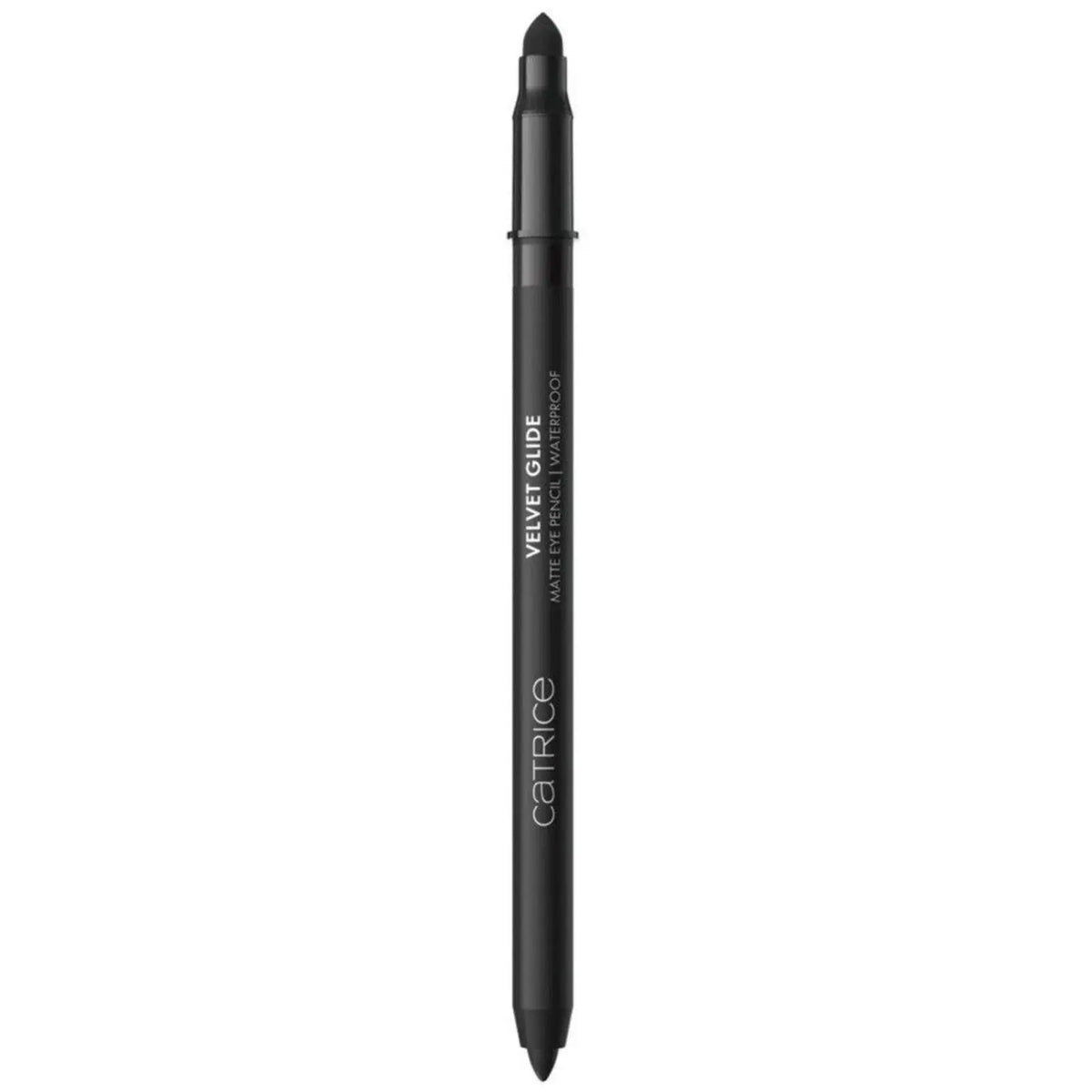 Catrice Velvet Glide creion de ochi gel rezistent la apa mat 010 Black Stone, 1.4 g Catrice