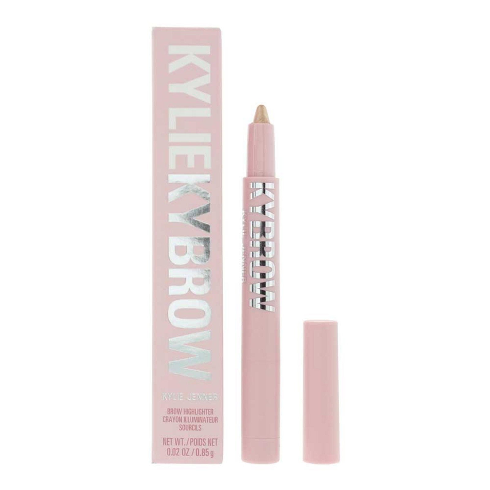Kylie Cosmetics, Kybrow, Evidențiere, Creion cremă pentru sprâncene, 001, Strălucire ușoară, 0.86 g