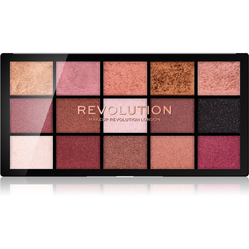 Makeup Revolution Reloaded paleta farduri Affection, 15 nuante
