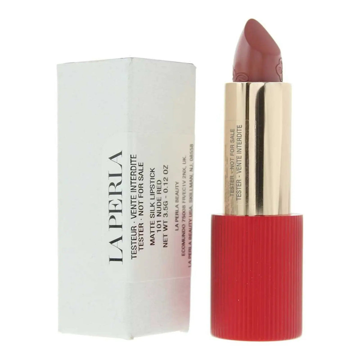 La Perla Matte Silk ruj mat 101 Nude Red, 3.5 g La Perla