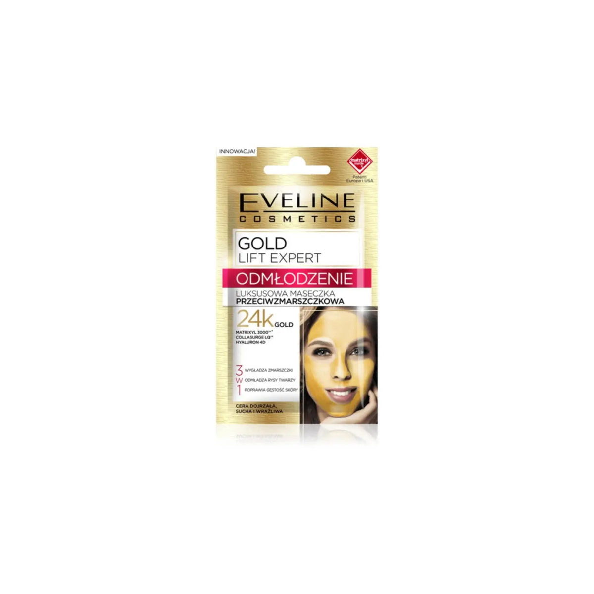 Eveline Cosmetics Gold Lift Expert masca crema pentru fata, 7 ml Eveline Cosmetics