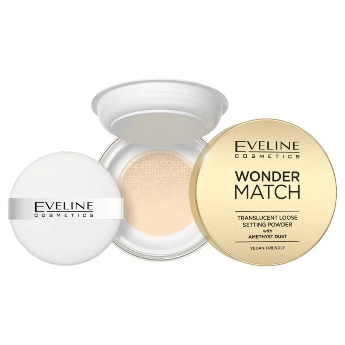 Eveline Cosmetics Wonder Match pudra pulbere de fixare Translucent, 6 g Eveline Cosmetics