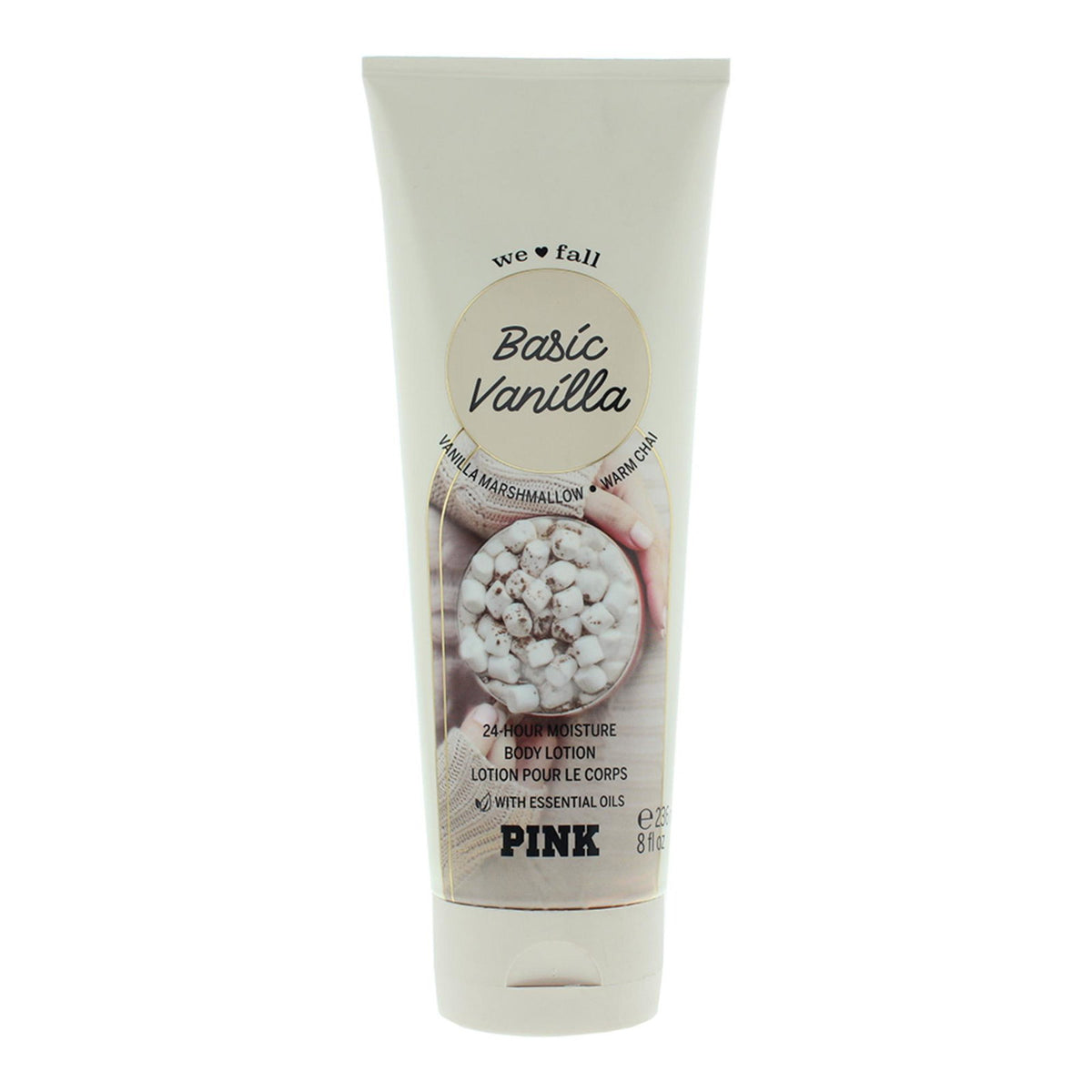 Victoria's Secret Pink Basic Vanilla lotiune de corp hidratanta, 236 ml