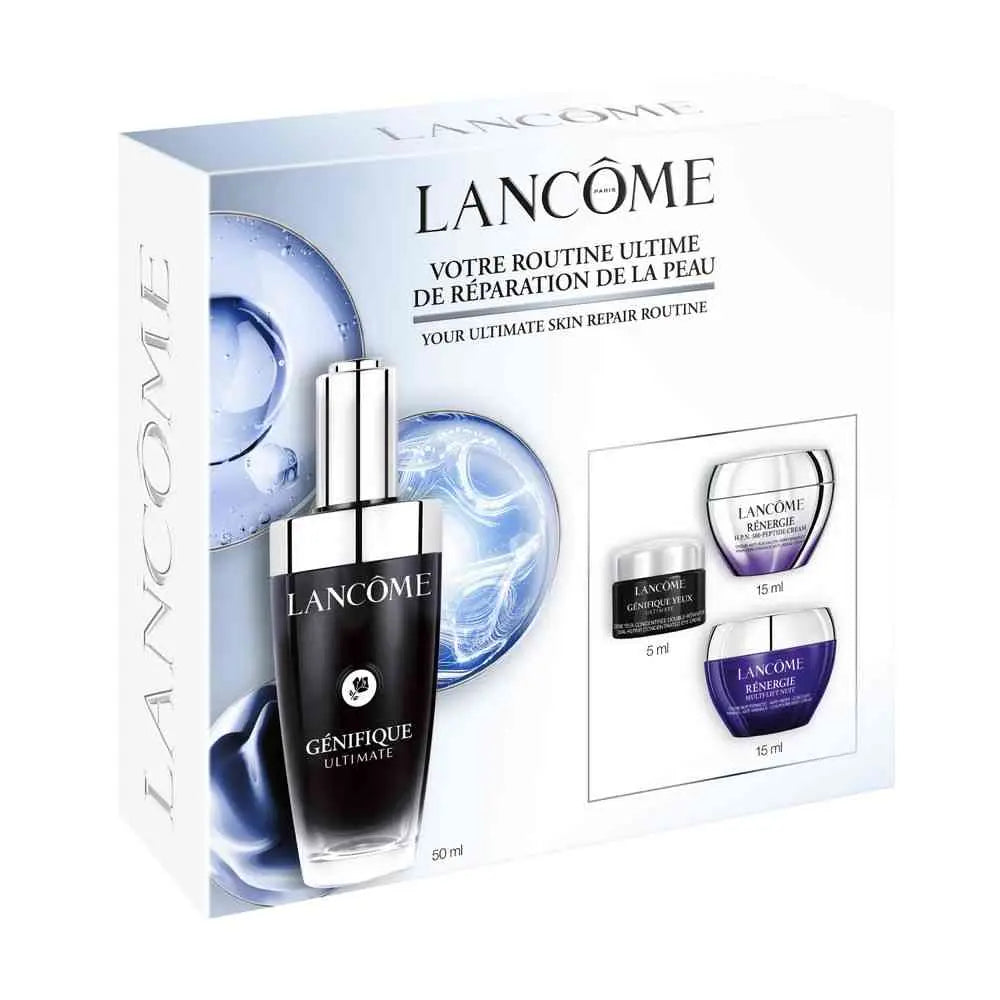 Set Lancome Genifique Ultimate si Renergie: ser 50 ml, creme de zi si noapte si crema pentru ochi Lancome