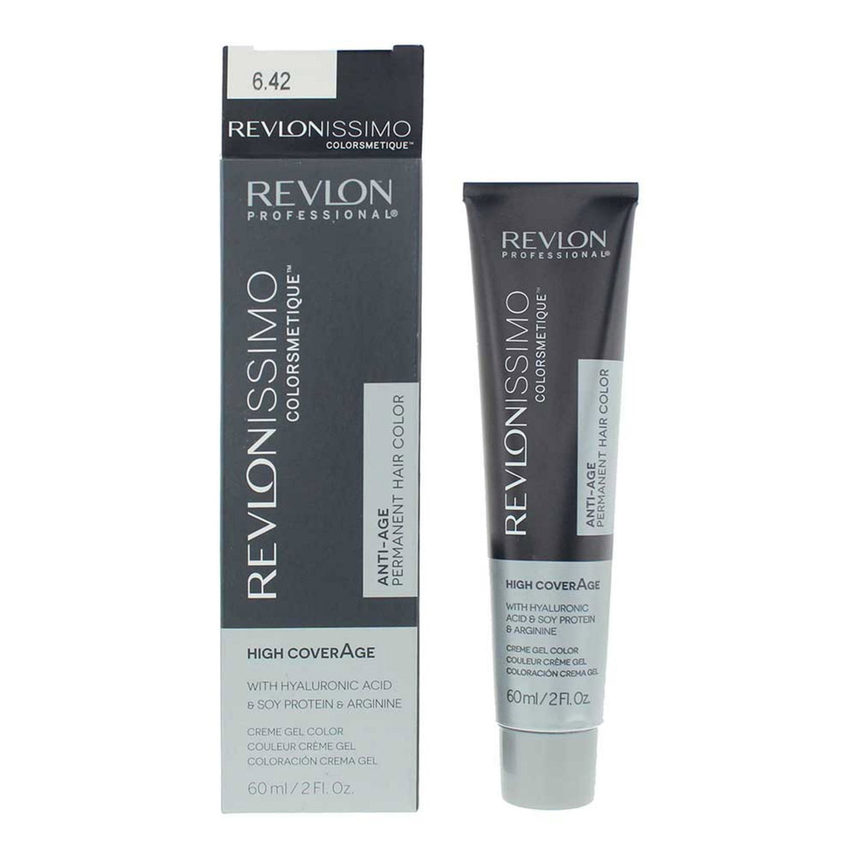 Revlon Revlonissimo vopsea de par 6.42 Dark Pearly Chestnut, 60 ml