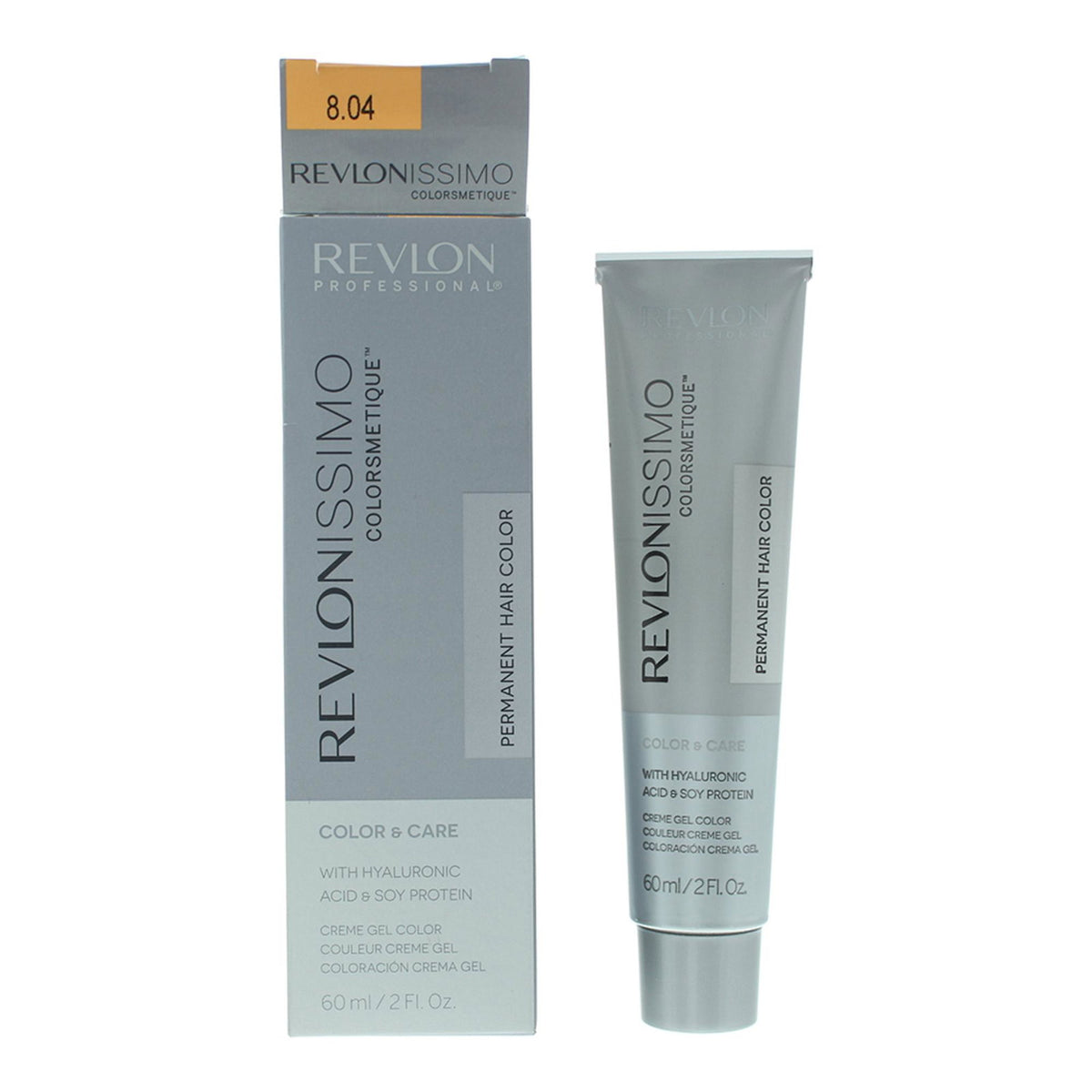 Revlon Revlonissimo vopsea de par 8.04 Light Pale Copper Blonde, 60 ml