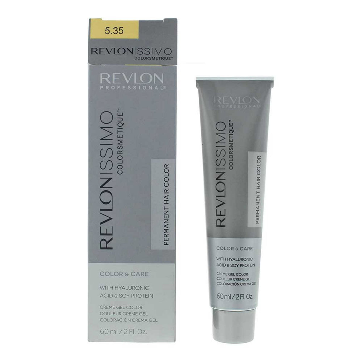Revlon Revlonissimo vopsea de par 5.35 Light Amber Brown ambalaj nou, 60 ml