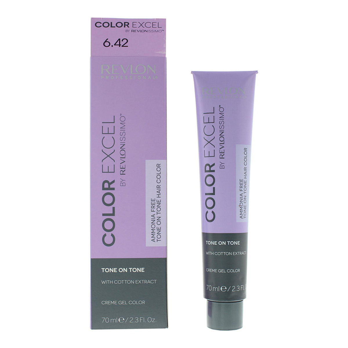 Revlon Color Excel vopsea de par 6.42 Dark Chestnut Iridescent, 70 ml