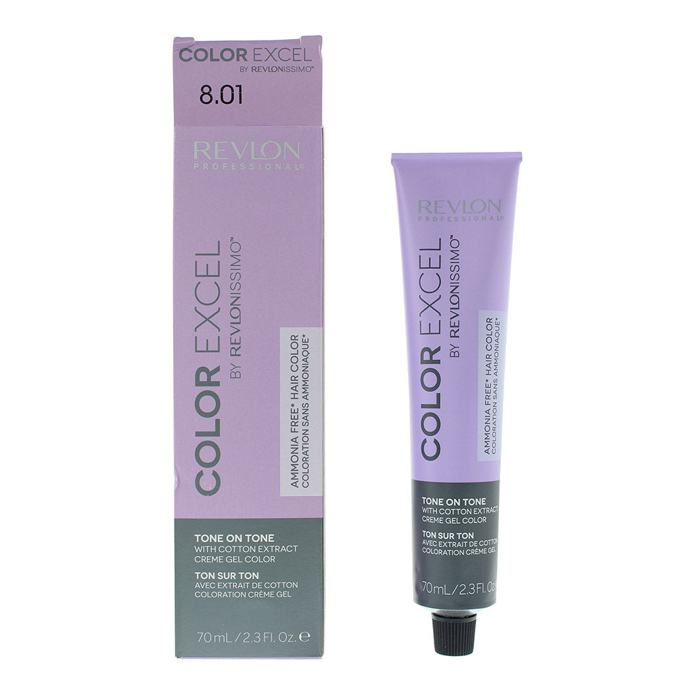 Revlon Color Excel vopsea de par 8.01 Light Natural Ash Blonde, 70 ml