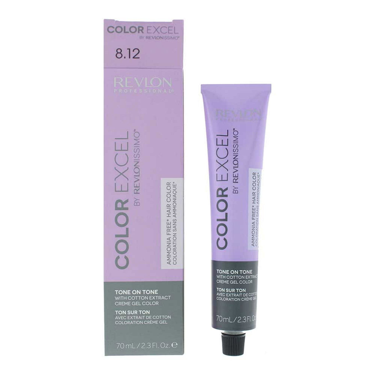 Revlon Color Excel vopsea de par 8.12 Light Ash Iridescent Blonde, 70 ml