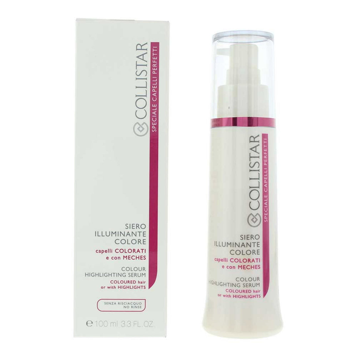 Collistar ser iluminator pentru par vopsit, vegan, 100 ml