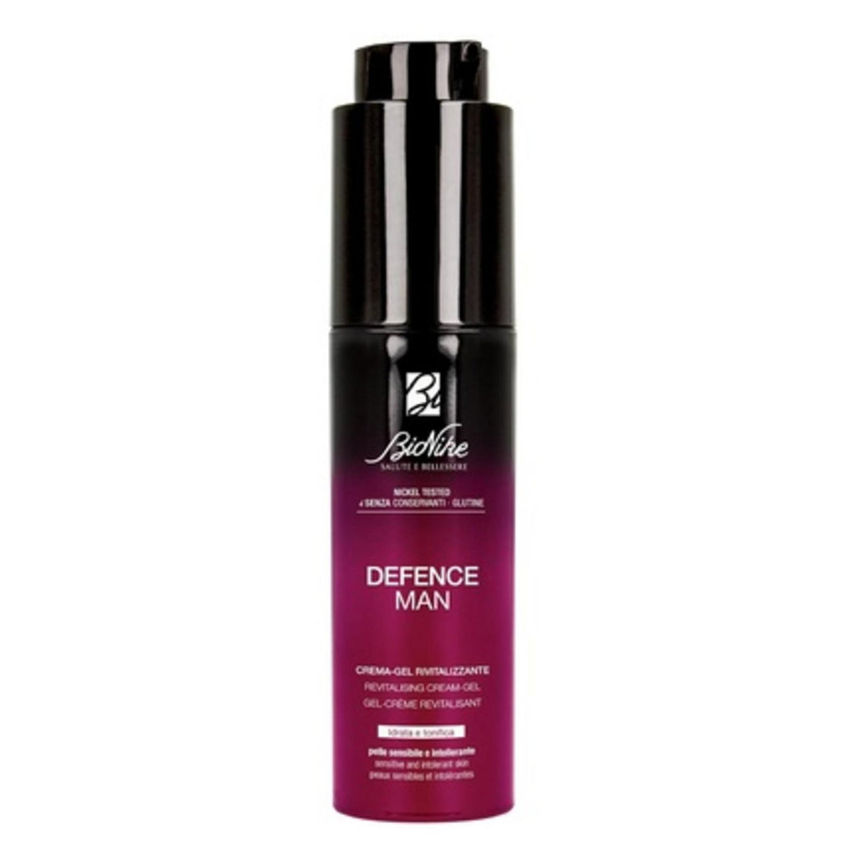 BioNike Defence Man crema-gel revitalizanta pentru fata, 50 ml