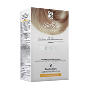 BioNike Shine On vopsea de par permanenta 8 Light Blonde, 145 ml