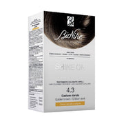 BioNike Shine On vopsea de par permanenta 4.3 Golden Brown, 145 ml