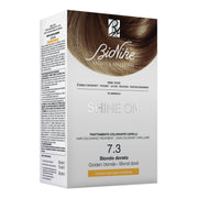 BioNike Shine On vopsea de par permanenta 7.3 Golden Blonde, 145 ml