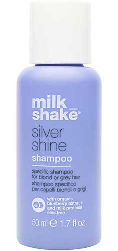 Milk Shake, Silver Shine, Șampon pentru păr, Pentru neutralizarea tonurilor galbene, 50 ml
