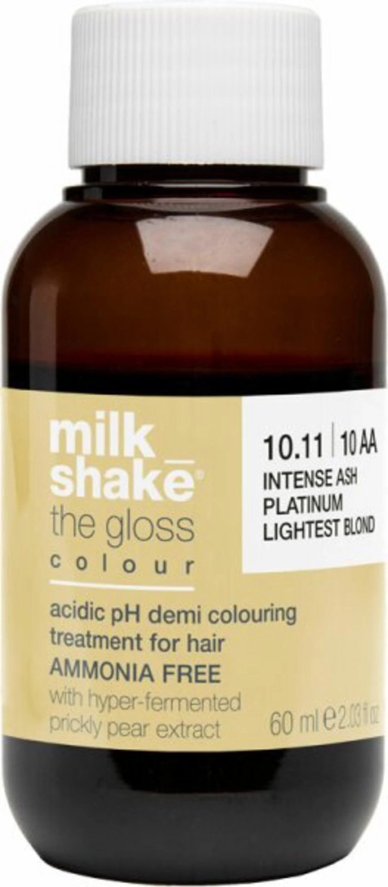 Milk Shake, The Gloss Acidic pH Demi-Permanent Colour 10.1, Vopsea de păr demi-permanentă, 10.1 Platinum Blonde, 60 ml