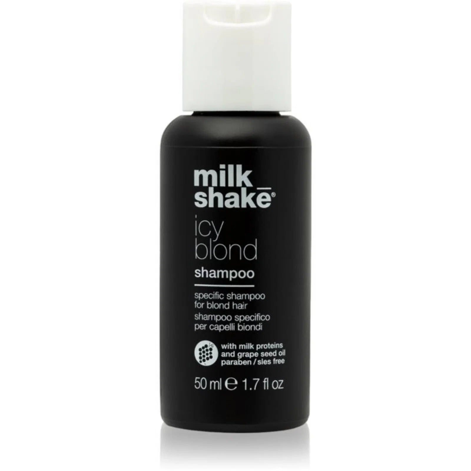 Milk Shake, Icy Blond, Fără parabeni, Șampon pentru păr, 50 ml