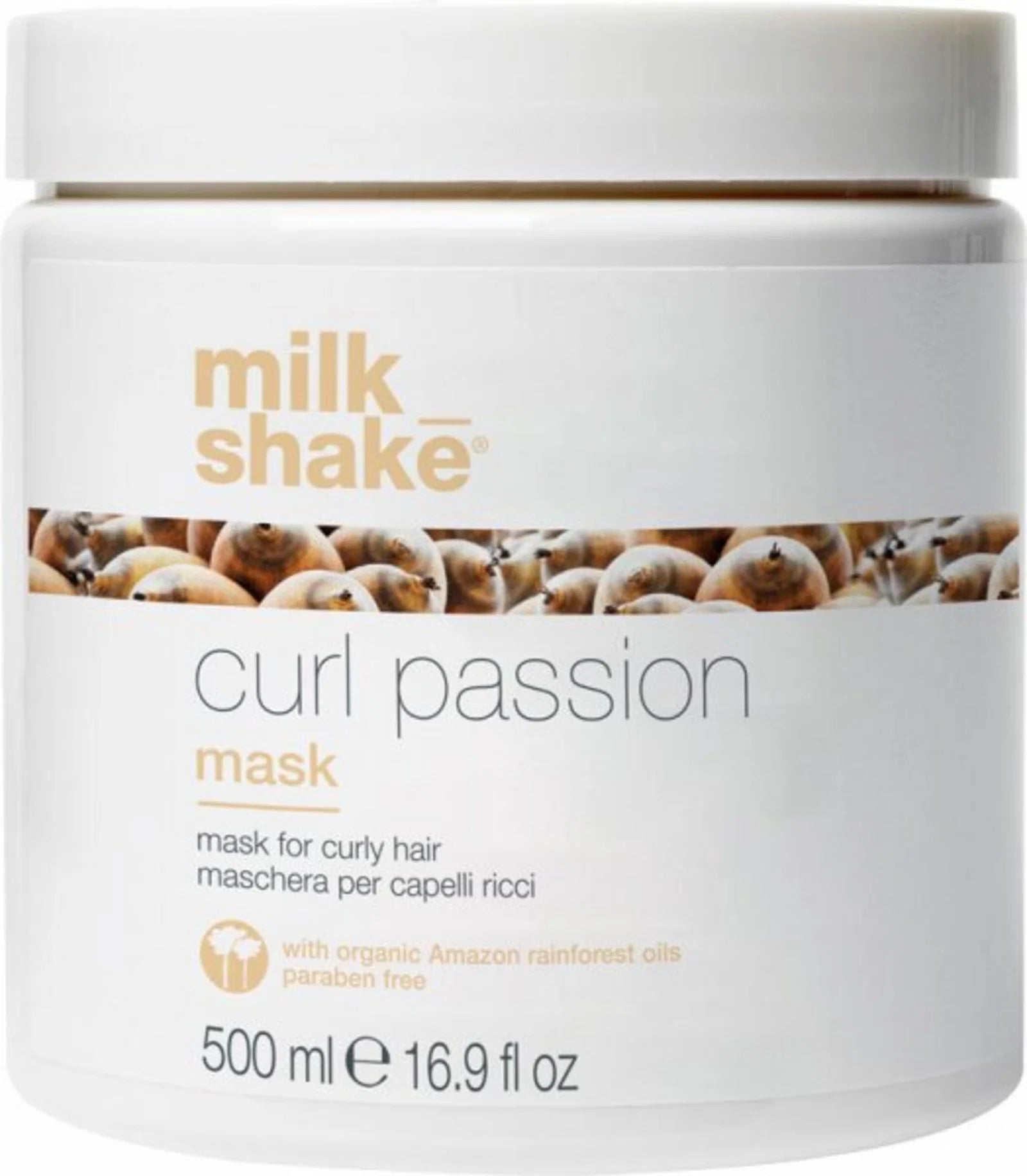 Milk Shake, Passion Deep Hydration Mask for Curly Hair, Mască cremă pentru tratamentul părului, Hidratant, 500 ml
