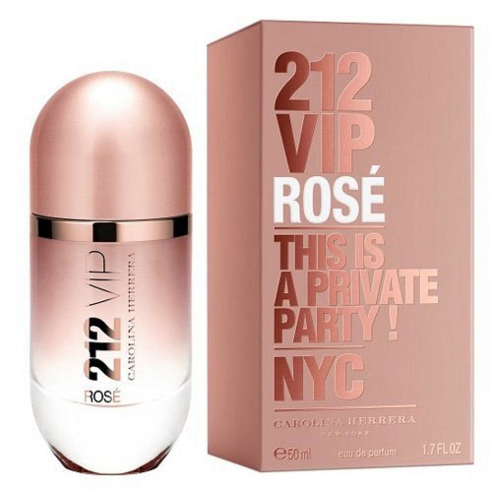 Carolina Herrera, 212 VIP Rose, Apă de parfum, Pentru femei, 50 ml