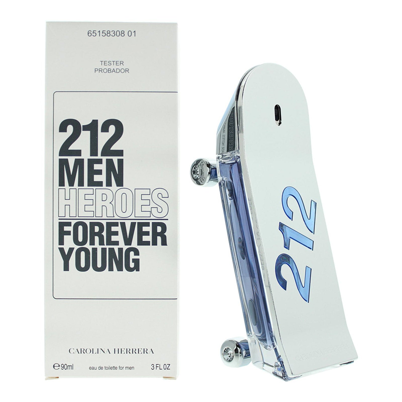 Carolina Herrera, 212 Heroes Forever Young, Apă de toaletă, Pentru bărbați, 90 ml *Tester