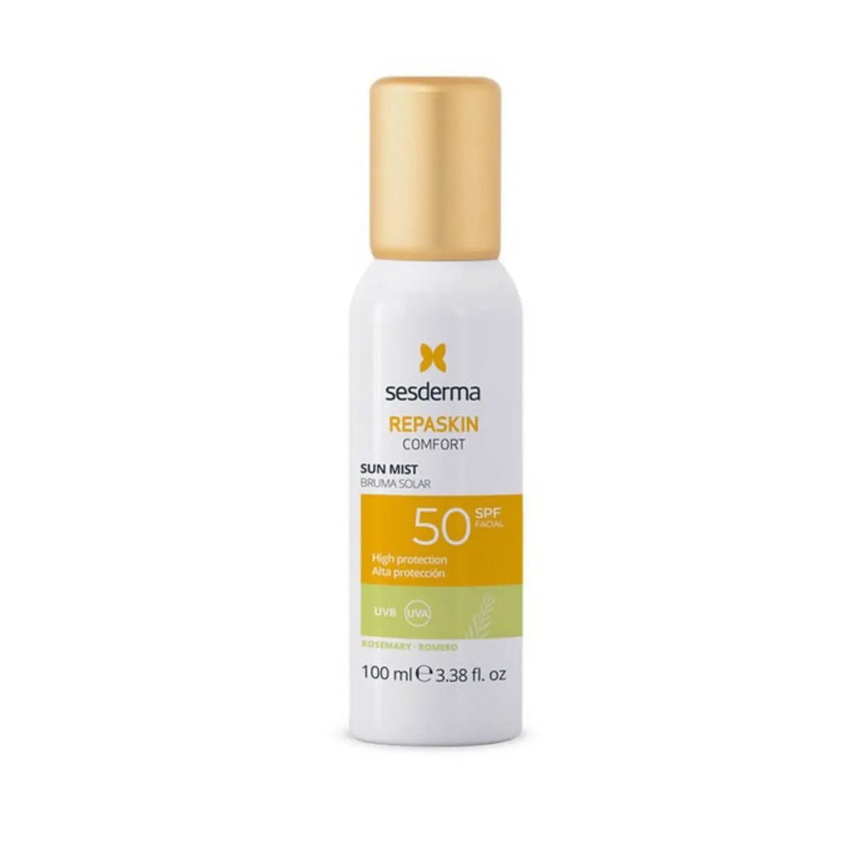 Sesderma Repaskin Confort Spray protector si hidratant SPF 50, 100 ml Sesderma