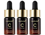 Set, Medicube, Deep Vita C, Luminare, Loțiune tonică, Pentru față și gât, 3 buc, 30 g