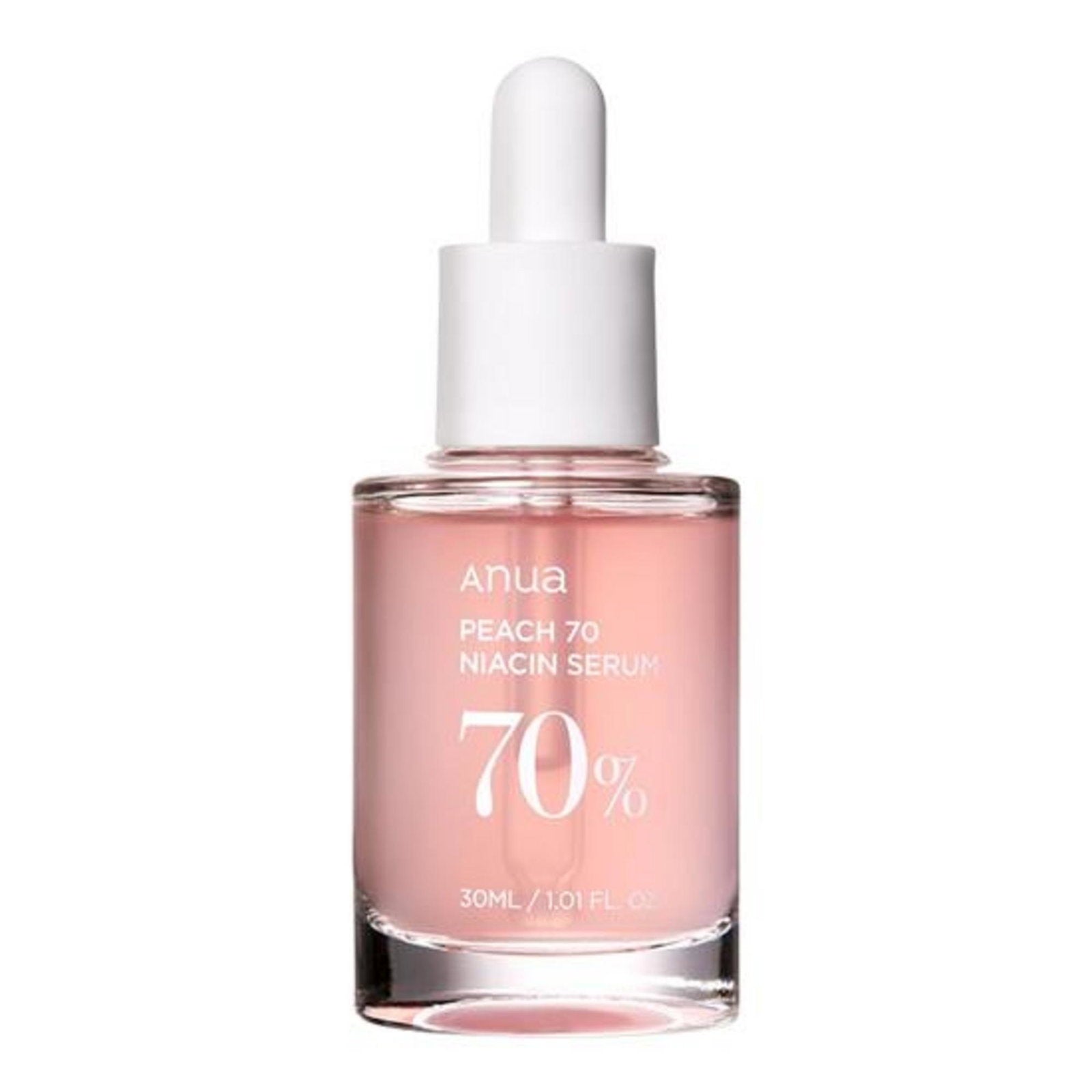Anua, Peach 70, Niacinamidă, Strălucire, După curățare, Ser, Pentru față, 30 ml
