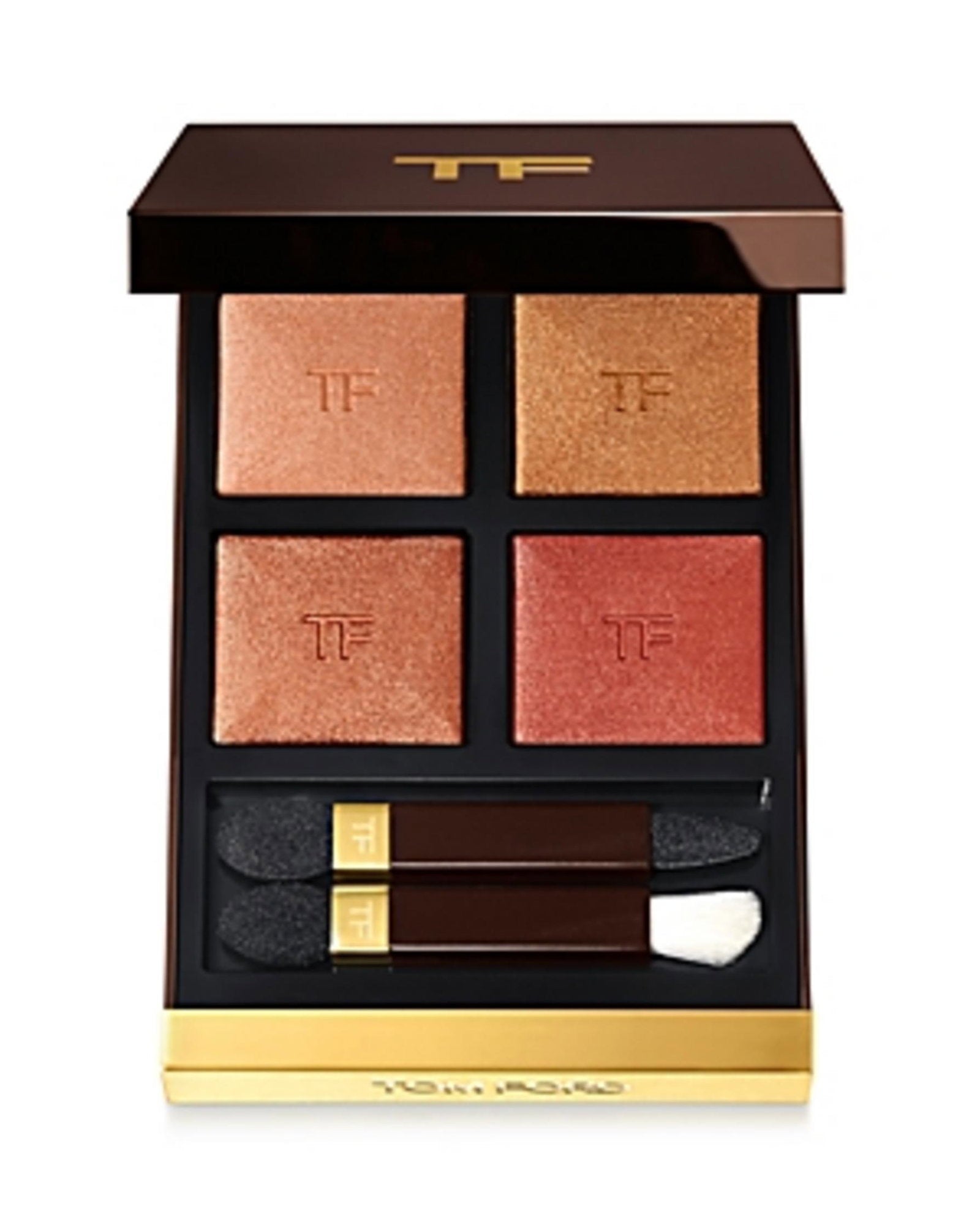 Tom Ford, Eye Color Quad, Paletă de farduri de ochi, 41, Peach Dawn, 4 nuanțe, 6 g