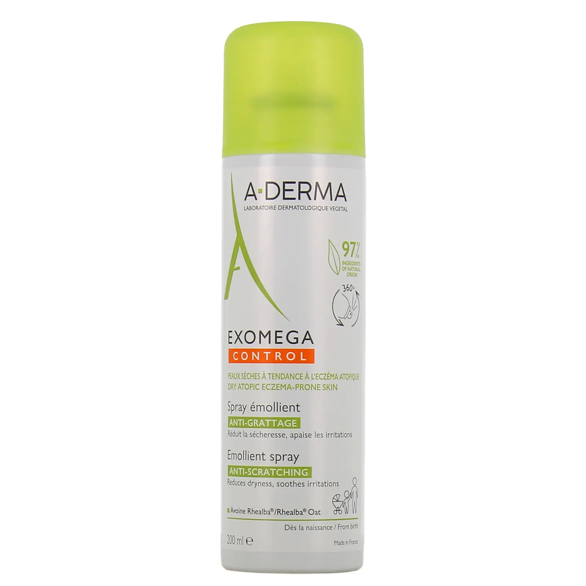 A-Derma Exomega Control Spray emolient, 200 ml A-Derma