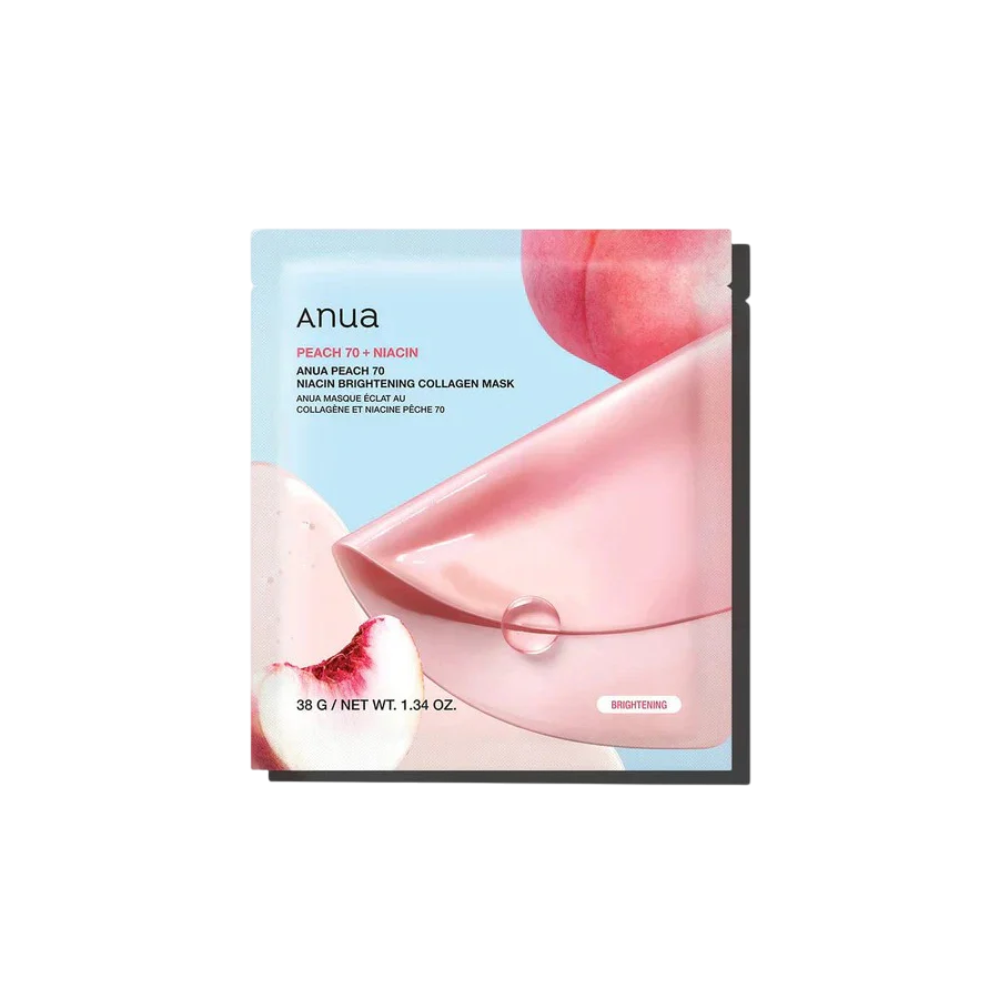 Anua, Peach 70, Colagen, Luminare, Mască facială, Pentru față, 38 g