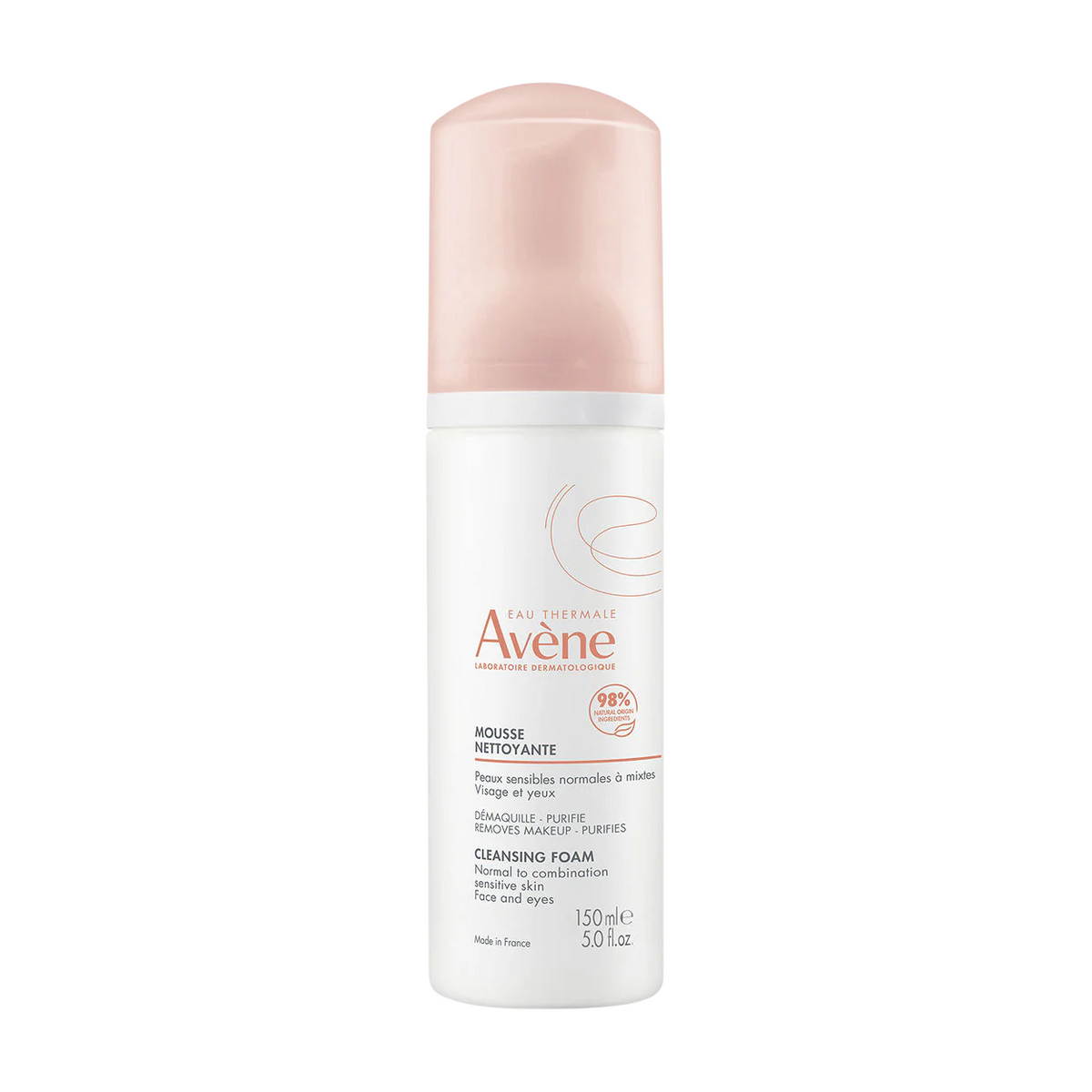 Avene Les Essentiels spuma de curatare fata, 150 ml