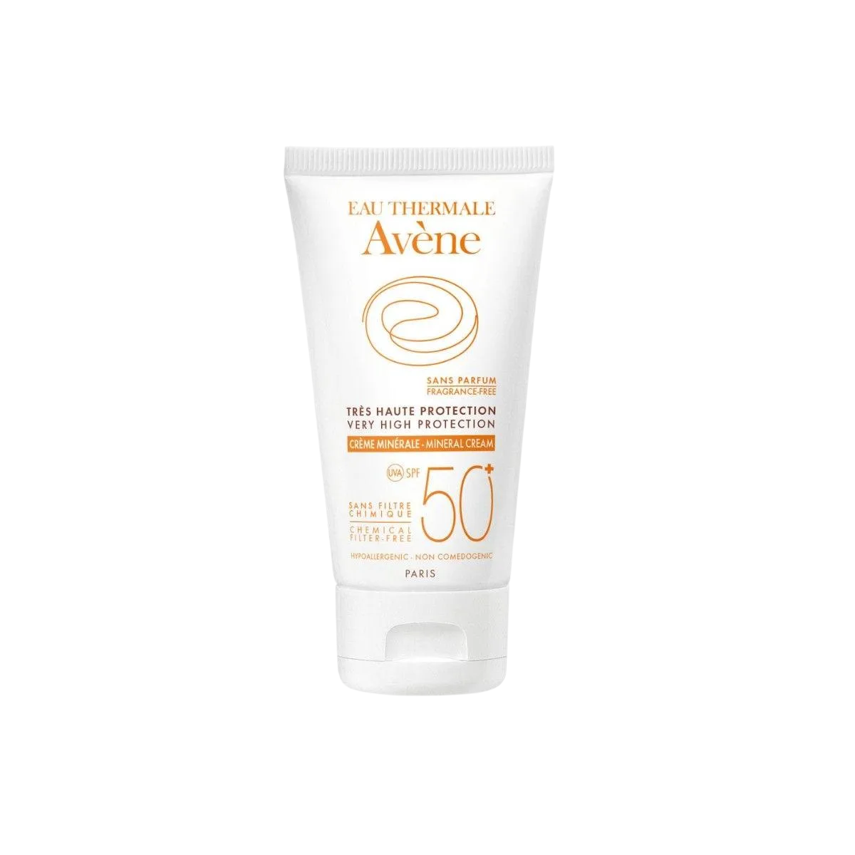 Avene Sun Care crema minerala fata SPF 50+, 50 ml