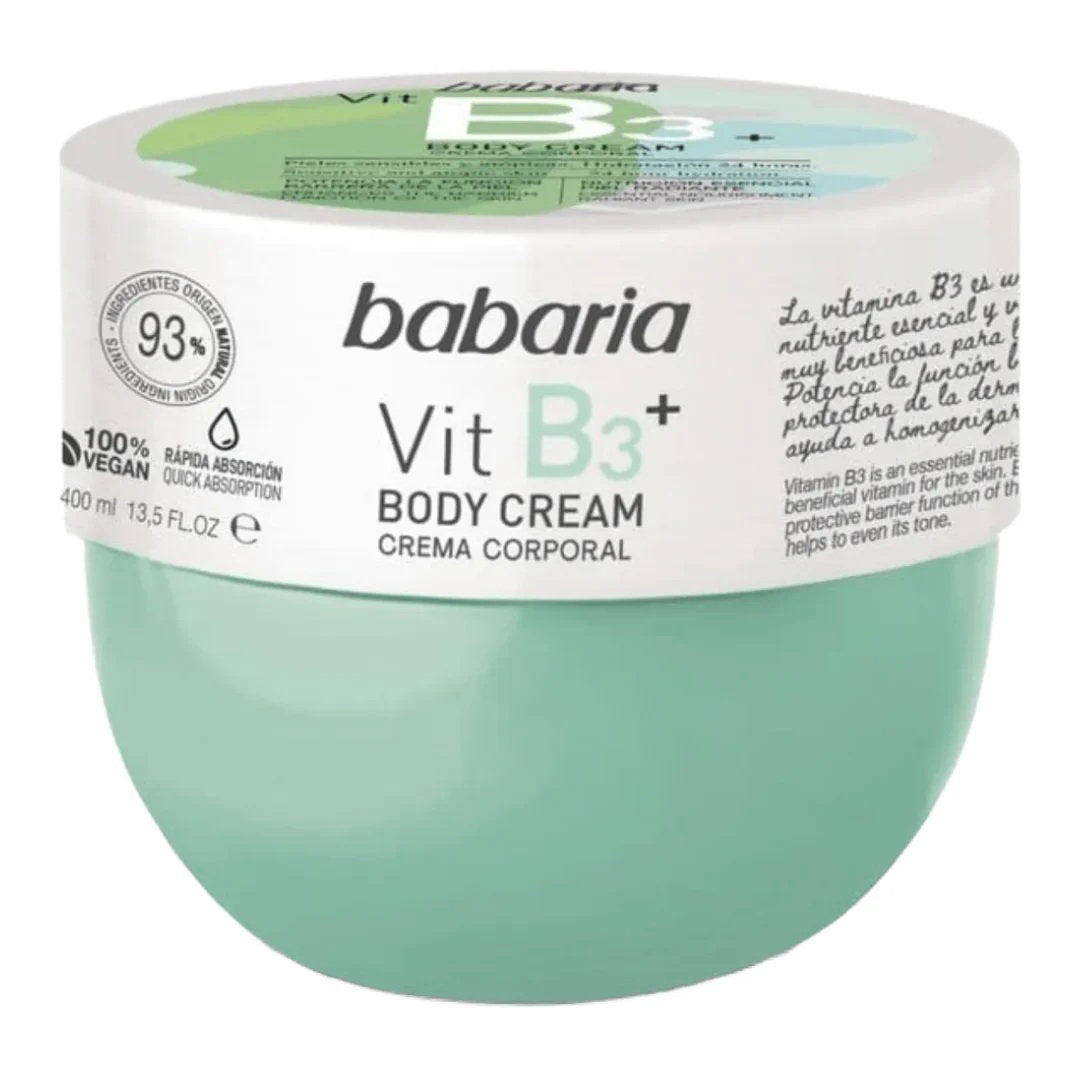 Babaria Vitamin B3 crema de corp hidratanta, 400 ml