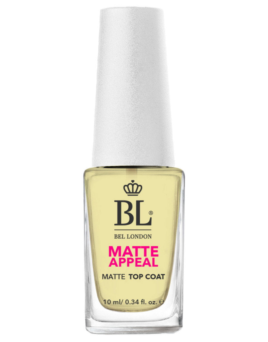 Bel London top coat mat pentru unghii, 10 ml