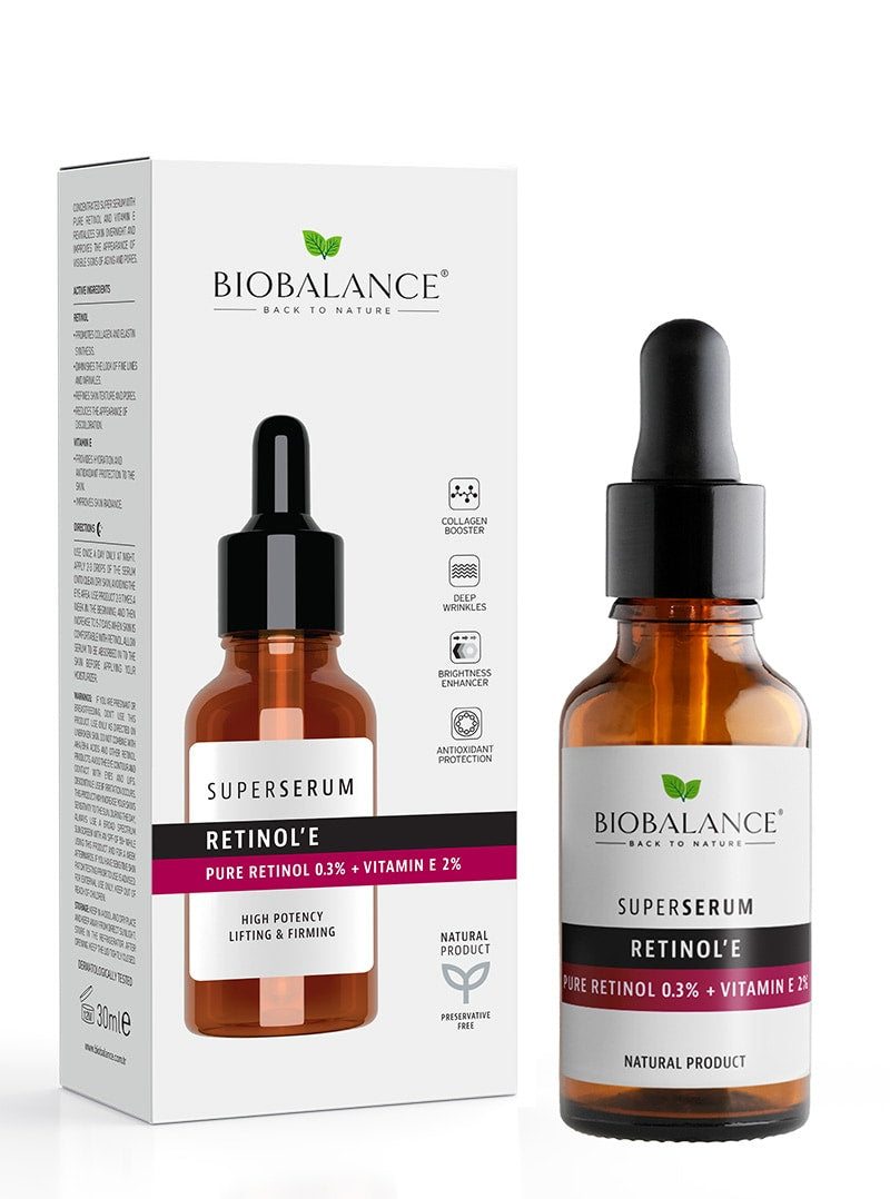 Bio Balance Retinol'E ser de fata antirid, 30 ml