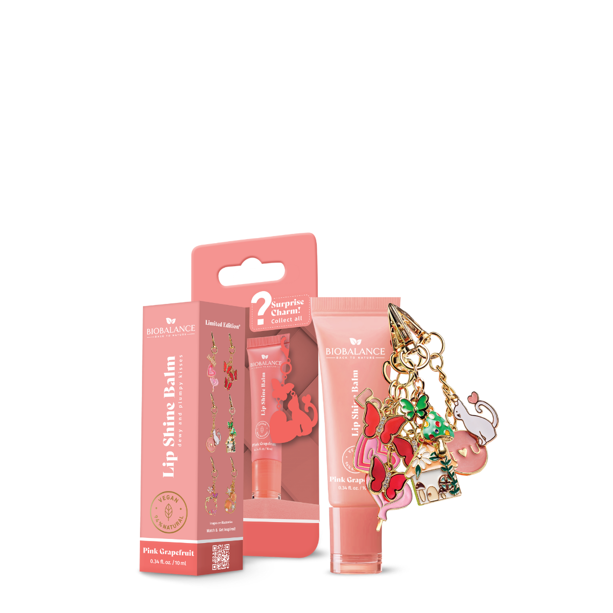 Bio Balance Pink Grapefruit balsam de buze nutritiv, 10 ml
