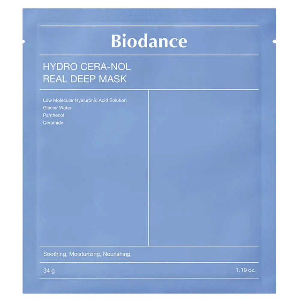Biodance Hydro Cera-Nol Masca servetel calmanta si hidratanta, 34 g Biodance