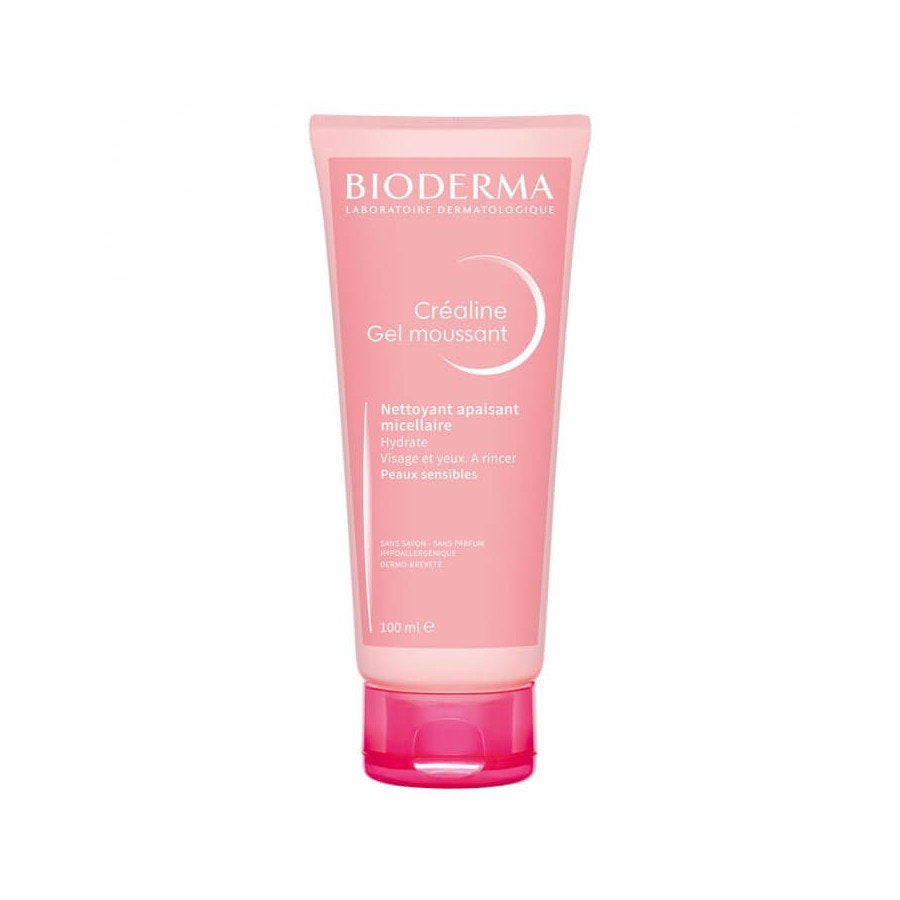 Bioderma, Crealine, Hidratant, Gel de curățare, Pentru față, 100 ml
