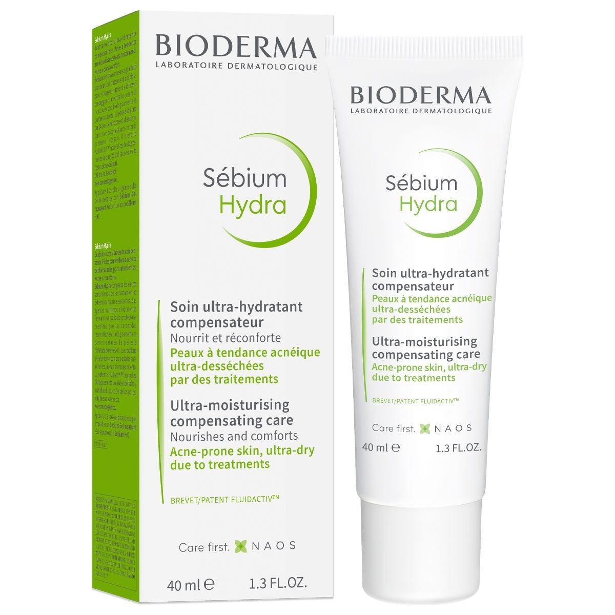 Bioderma, Sebium Hydra, Ultra-hrănitor/Hidratant, Zi & Noapte, Cremă, Pentru față, 40 ml