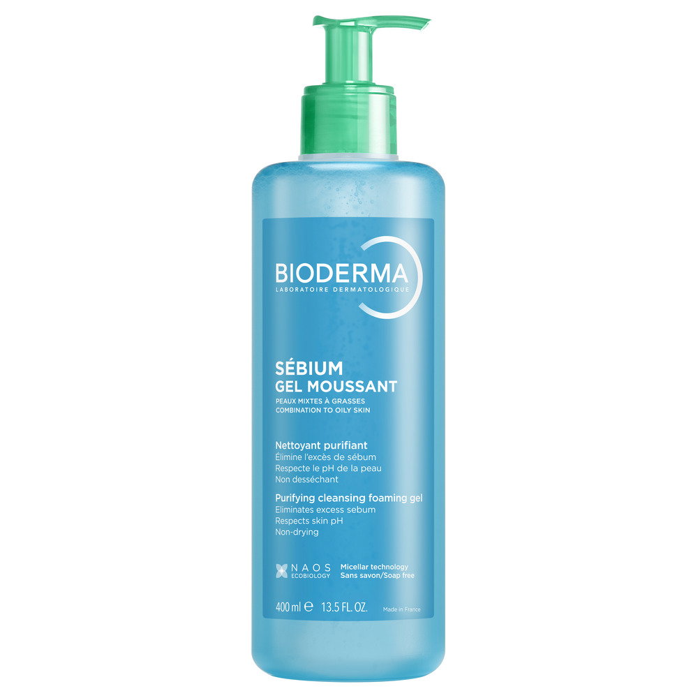 Bioderma, Sebium, Purificare, Gel de curățare, Pentru față, 400 ml