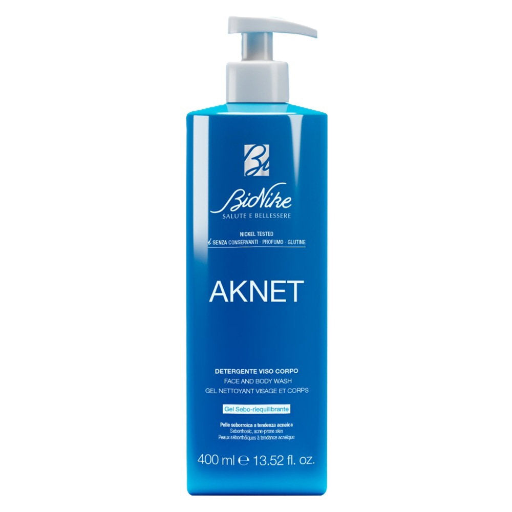 BioNike Aknet gel de curatare purifiant fata si corp, 400 ml