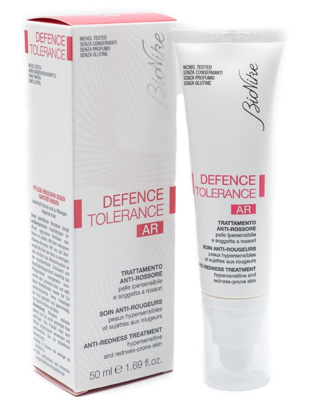 BioNike Defence Tolerance AR crema calmanta anti-roseata, 50 ml